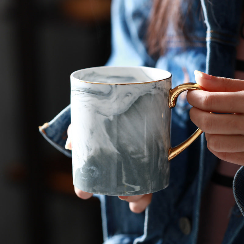 Embrace Coffee Moments with Marble Coffee Mugs